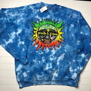 NWT Sublime Tie Dye Crew Neck Sweatshirt Medium